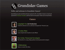 Tablet Screenshot of grundislavgames.com
